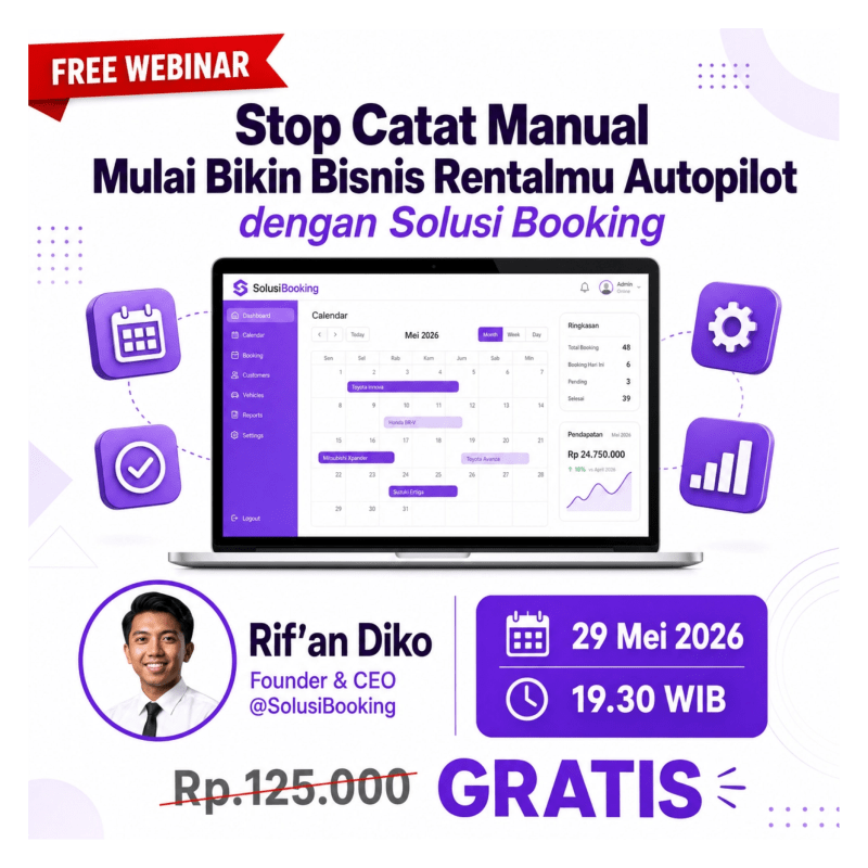 Free Webinar SolusiBooking